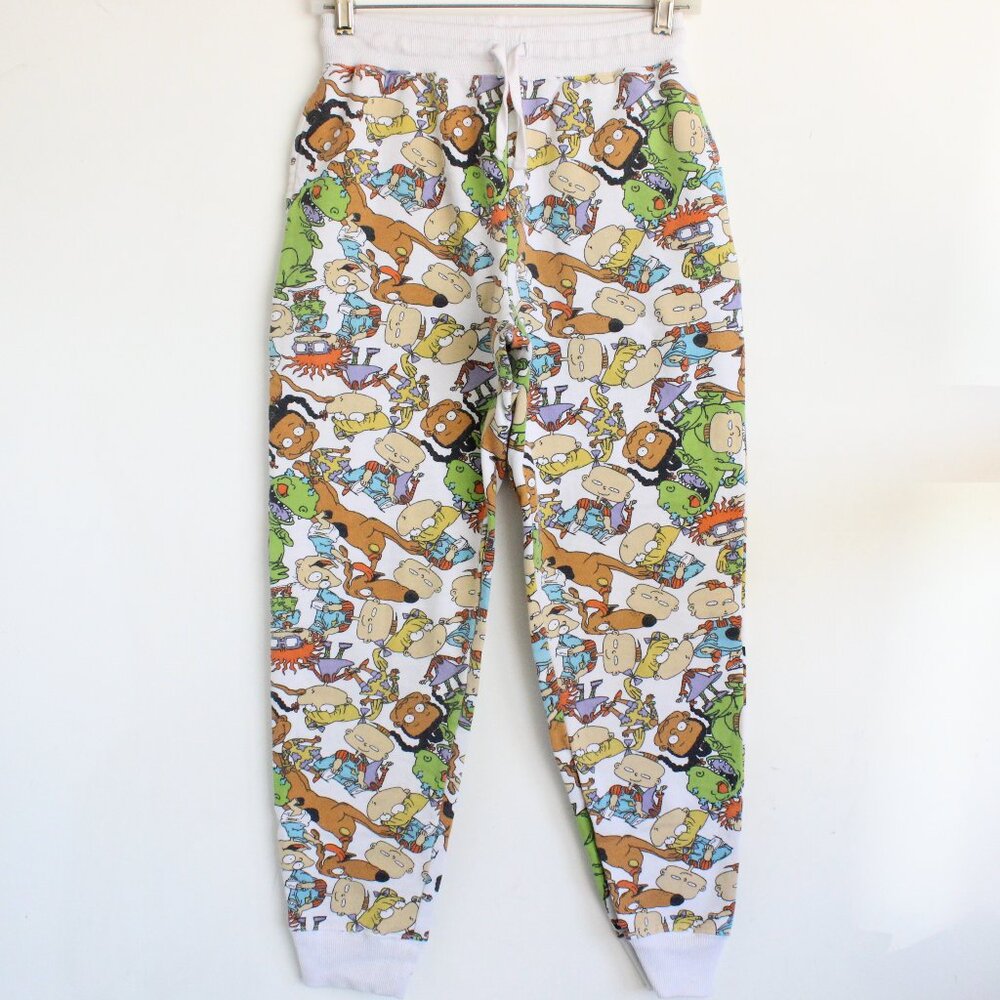 Nickelodeon Rugrats Screen Print Jogger Sweatpants 90s Y2K Cartoons Youth Sz 3-5